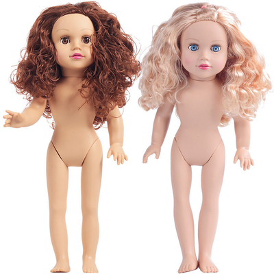 Custom Kostüme Outfits 18 Zoll Afroamerikanische Puppe 45cm Puppe für Mädchen Weiße Braune Haut