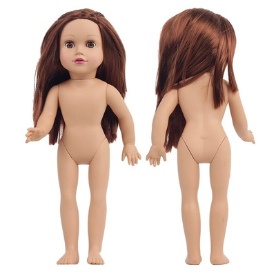 Custom Kostüme Outfits 18 Zoll Afroamerikanische Puppe 45cm Puppe für Mädchen Weiße Braune Haut