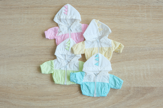angepasste 12cm Bärenpuppe Kleidung SQ-01 Baumwollmaterial Unisex