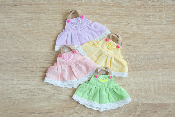 angepasste 12cm Bärenpuppe Kleidung SQ-01 Baumwollmaterial Unisex