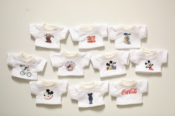 Plüsch Bär Puppe T-Shirt Kostüme Hoodies Abnehmbare Anpassung Puppen Kleidung