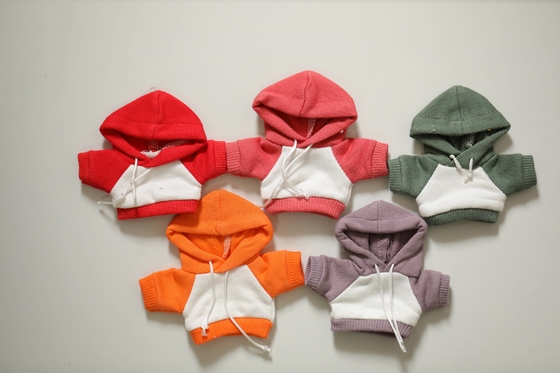 Plüsch Bär Puppe T-Shirt Kostüme Hoodies Abnehmbare Anpassung Puppen Kleidung
