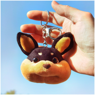Süße Baumwollpuppe Schlüsselkette für Hunde