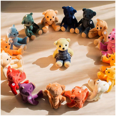 Spezielle Plüschtiere Gelenk-Plüsch-Bär Puppe Schlüsselkette Plüschtierspielzeug