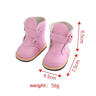 ODM Puppenzubehör 18 Zoll amerikanisches Mädchen Puppen Schuhe Stiefel 45 cm Kleidung Winter Stiefel Puppen Schuhe