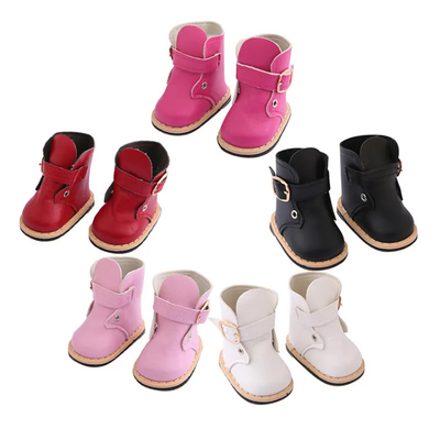 ODM Puppenzubehör 18 Zoll amerikanisches Mädchen Puppen Schuhe Stiefel 45 cm Kleidung Winter Stiefel Puppen Schuhe