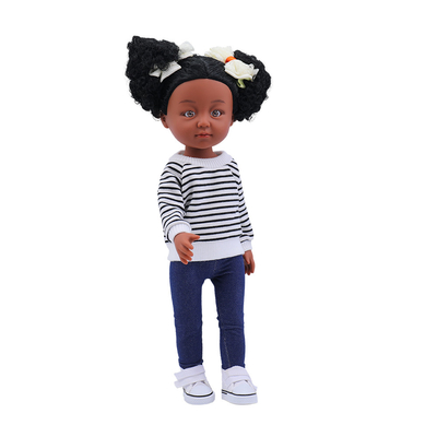 12 Zoll schwarze Puppe realistische afrikanische Puppen Kleidung Geschenk schwarze Babypuppen für Kinder