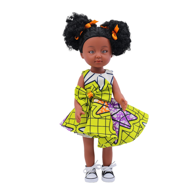 12 Zoll schwarze Puppe realistische afrikanische Puppen Kleidung Geschenk schwarze Babypuppen für Kinder