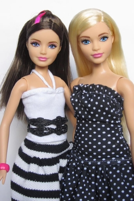 Anpassungsfähige Baumwoll 11,5 Zoll Kollektionspuppen mit Kleid für Barbie-Puppen
