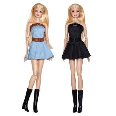 Anpassungsfähige Baumwoll 11,5 Zoll Kollektionspuppen mit Kleid für Barbie-Puppen