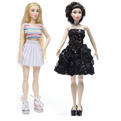 Niedrige MOQ Originaldesign-Anpassung 30cm Modepuppenkleidung für Barbie-Puppen